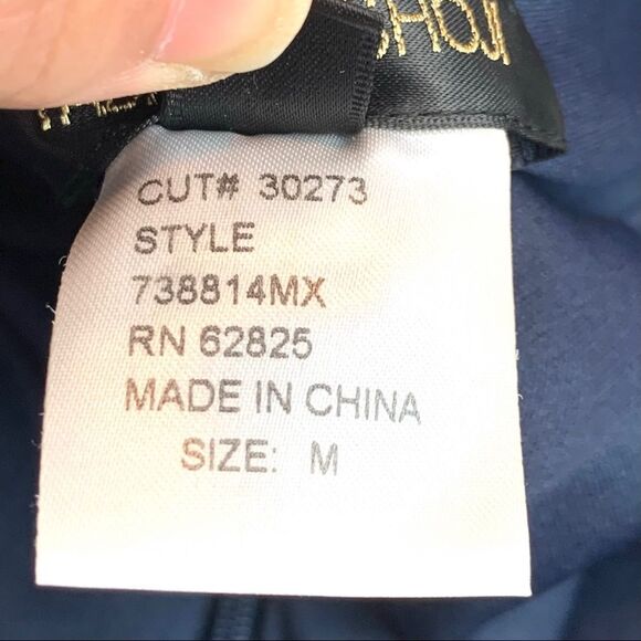 Tadashi Shoji Navy Blue Ruched Mesh Bodycon Dress - Picture 12 of 13